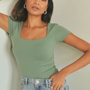 Klassy Network Square Neck Bramisuit SMALL